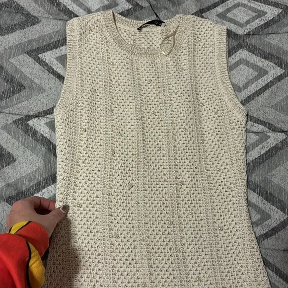 pale pink knitted dress Pink Knit Dress Long Sleeve Mini